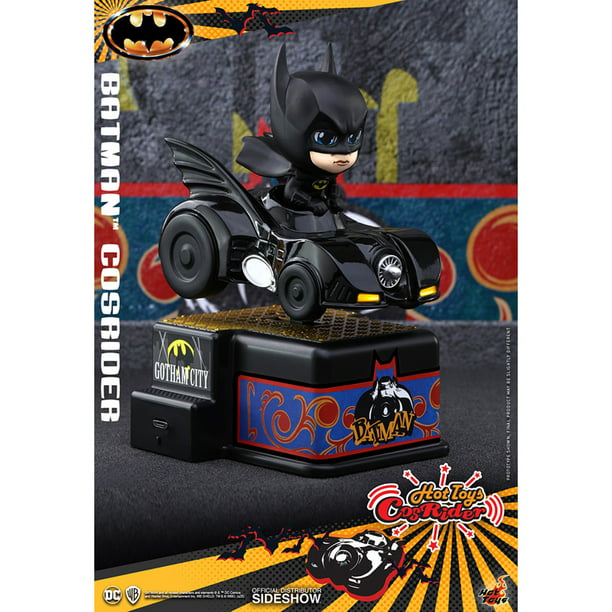 Batman 1989 collector glass Batmobile and Logo DC Comics Ultramar Canadian